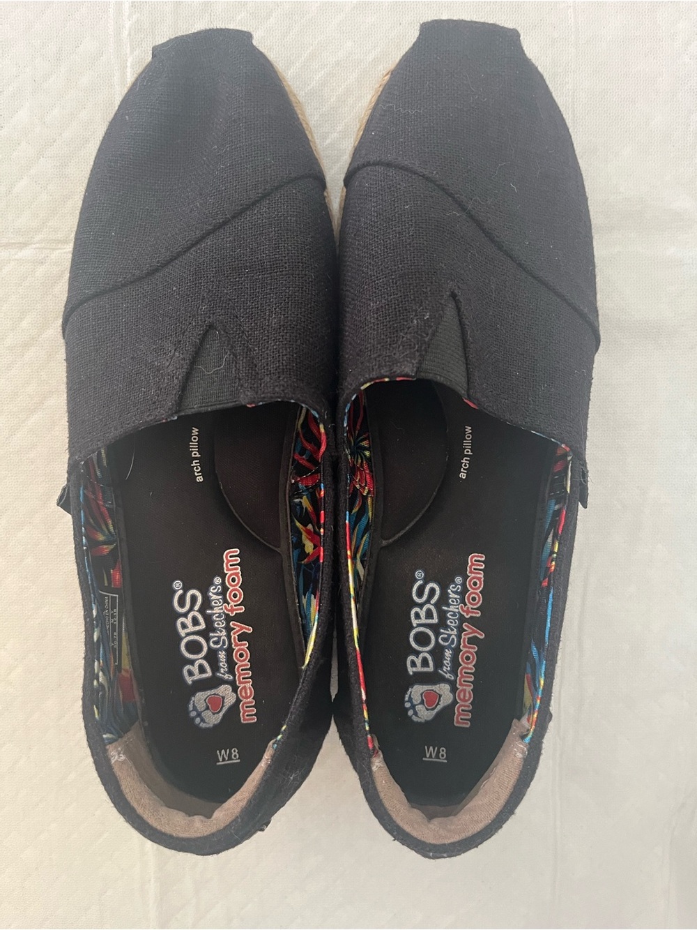 BOBS from Skechers Black Slip-On Flats